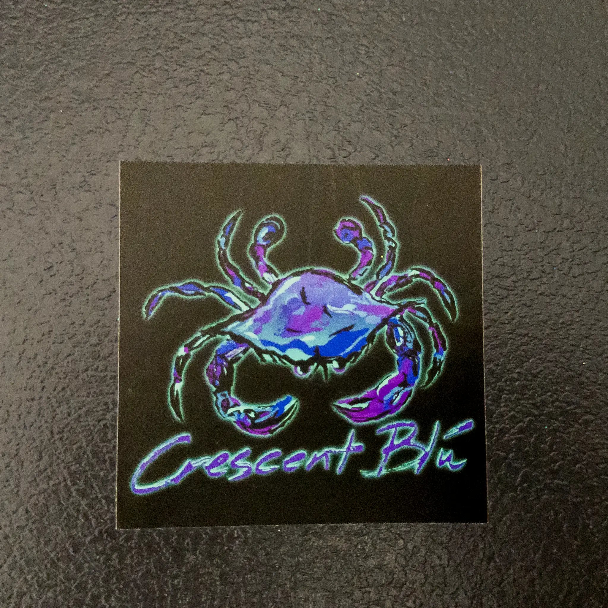 Ghost Crab Vinyl Sticker - 3" x 3"