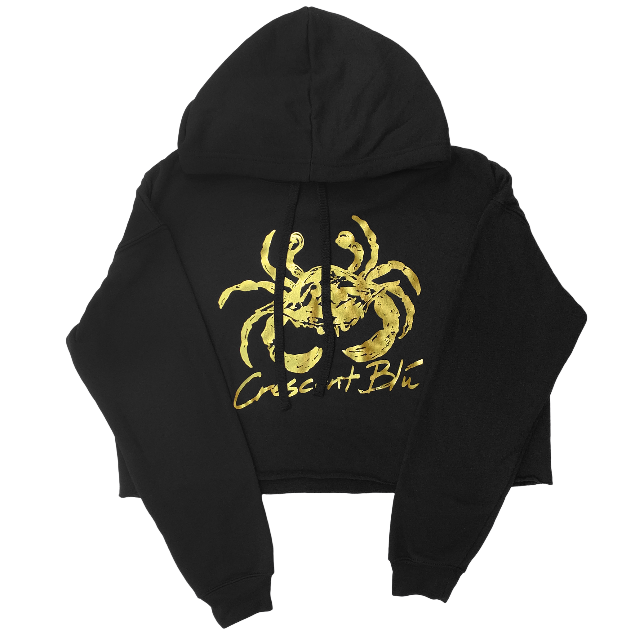 Black and sales gold sweatshirt women's