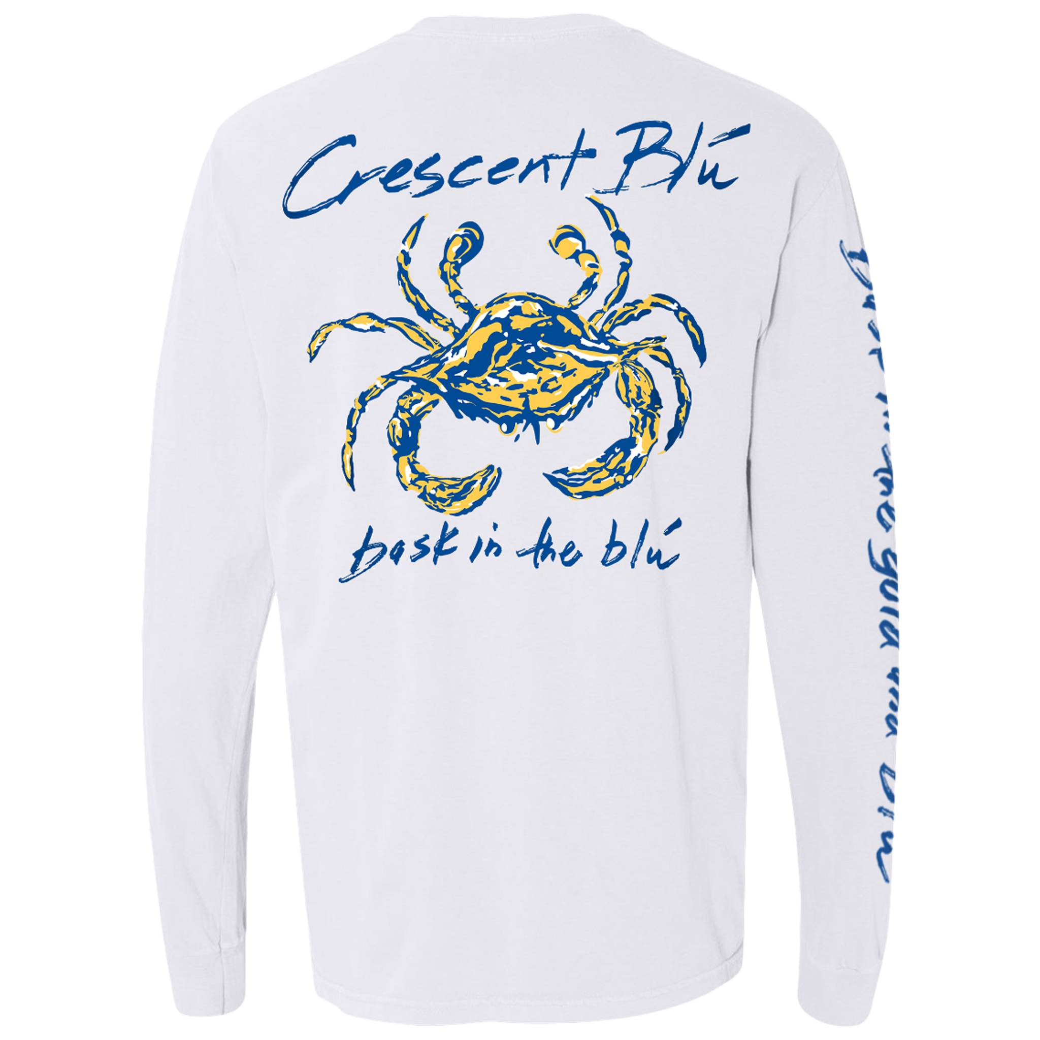 Gold & Blue Long Sleeve T-Shirt