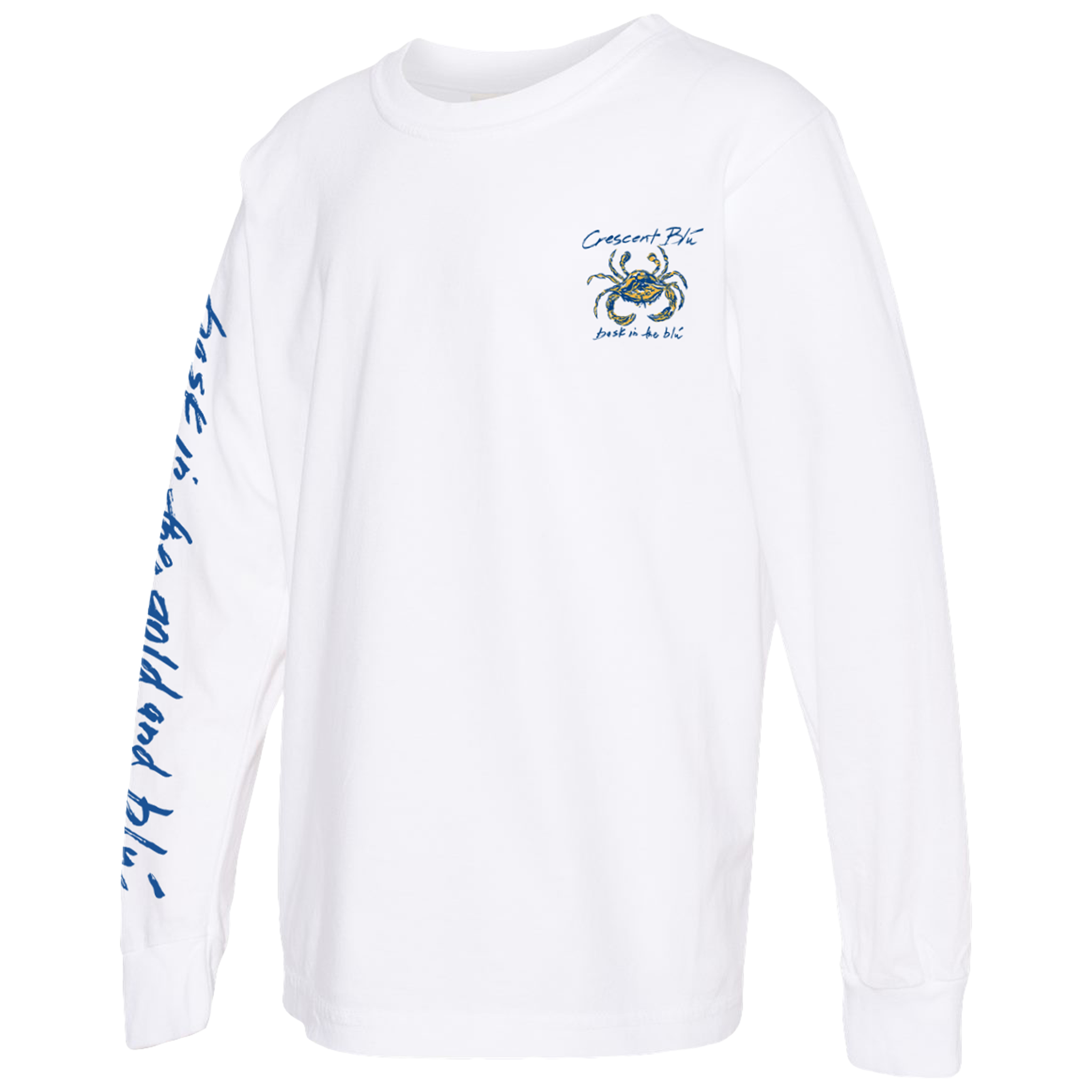 Gold & Blue Long Sleeve T-Shirt