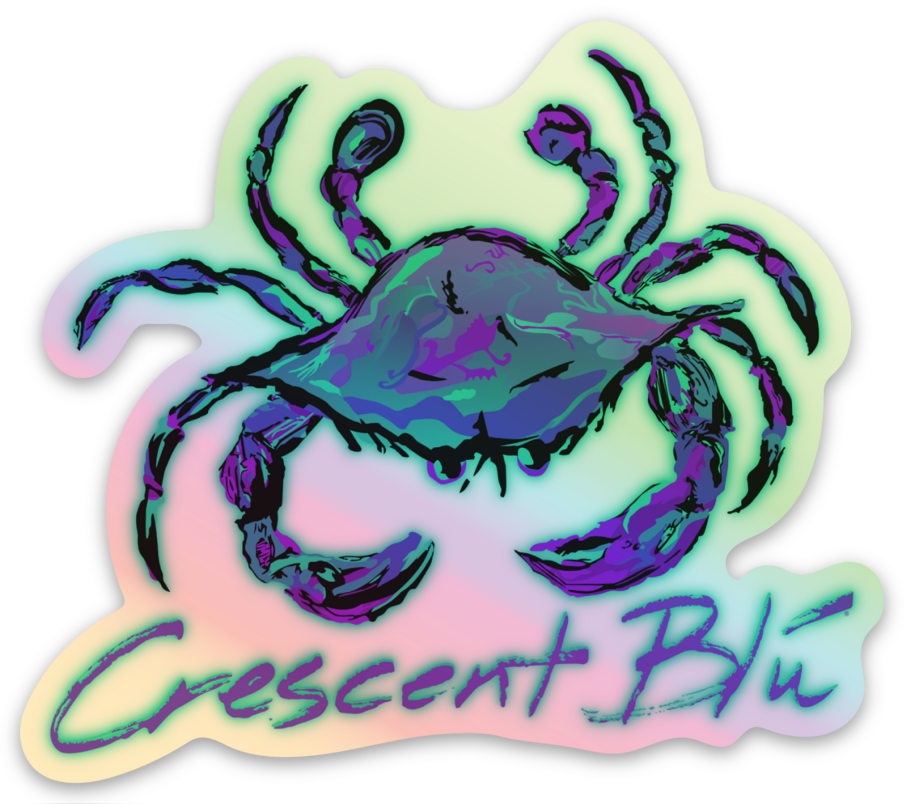 Ghost Crab Holographic Decal