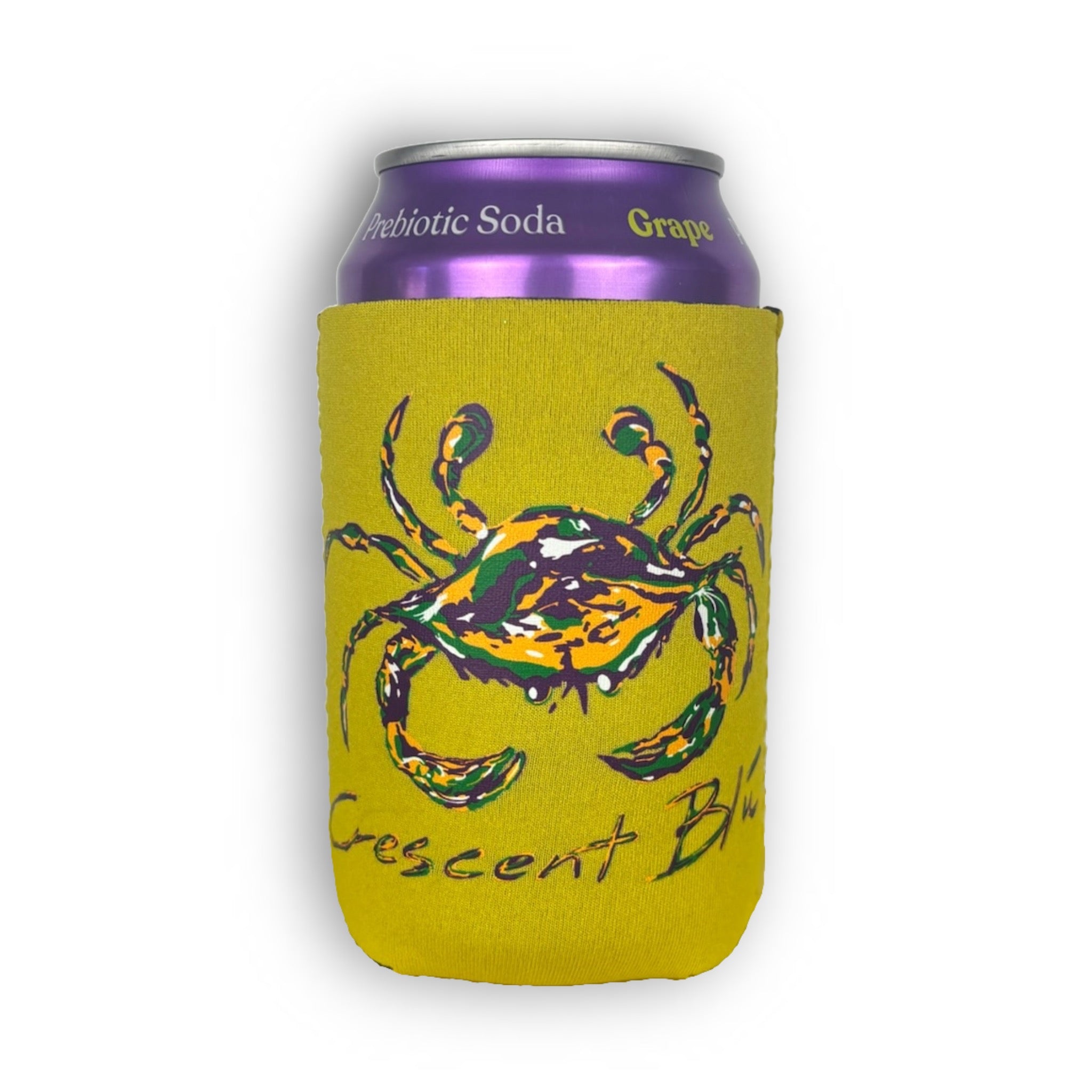 Mardi Gras Crab Can Coolers