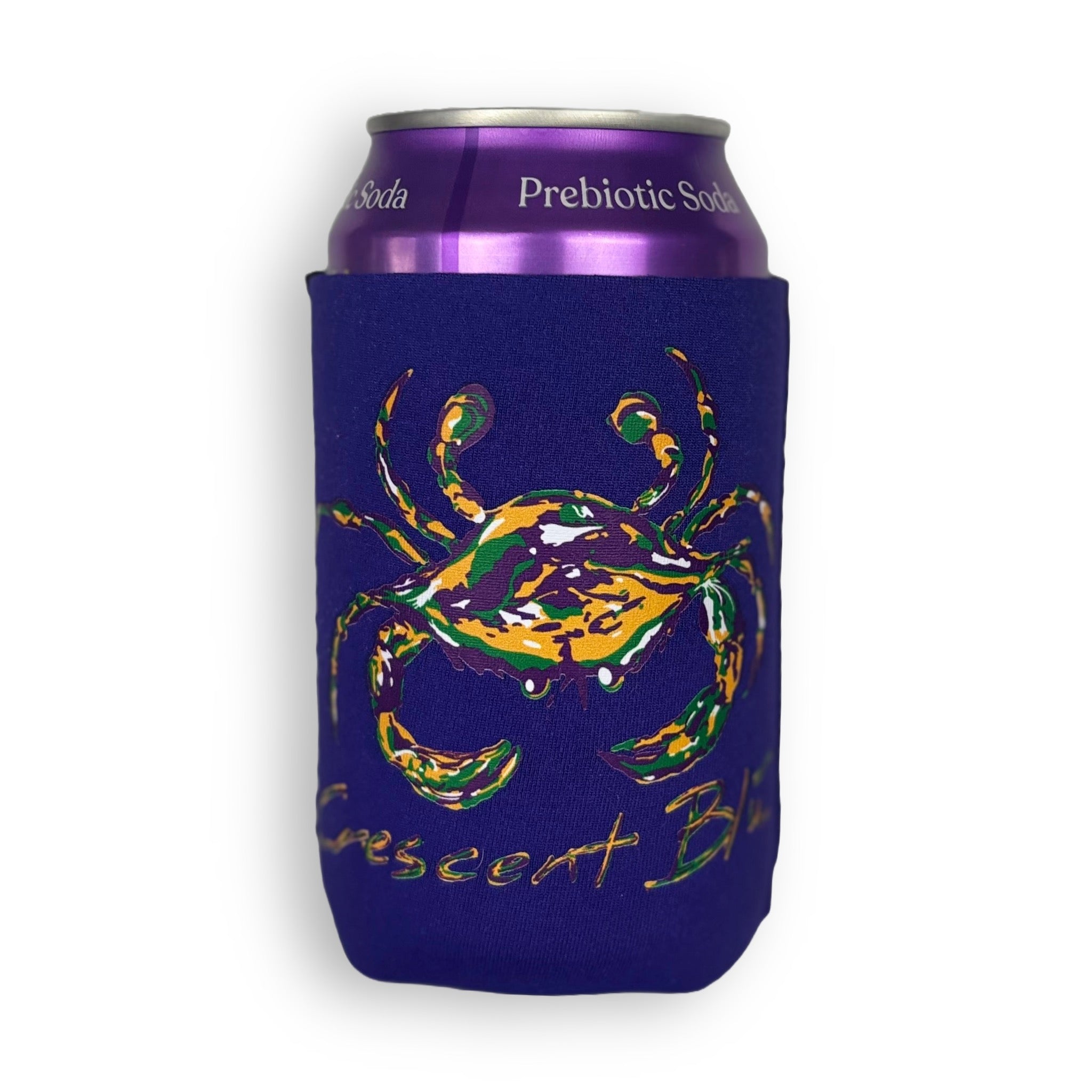 Mardi Gras Crab Can Coolers