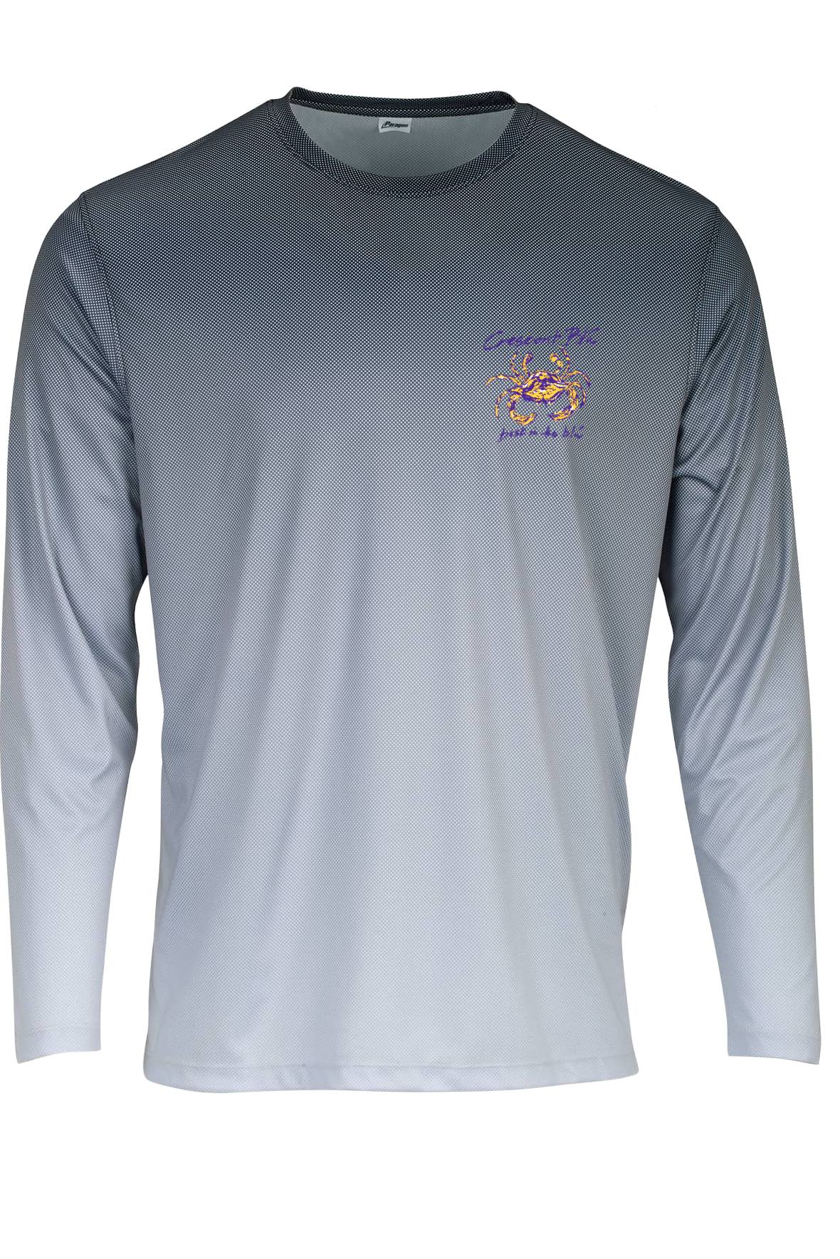 Purple & Gold Long Sleeve T-Shirt – Dot Gradient Sun Shirt