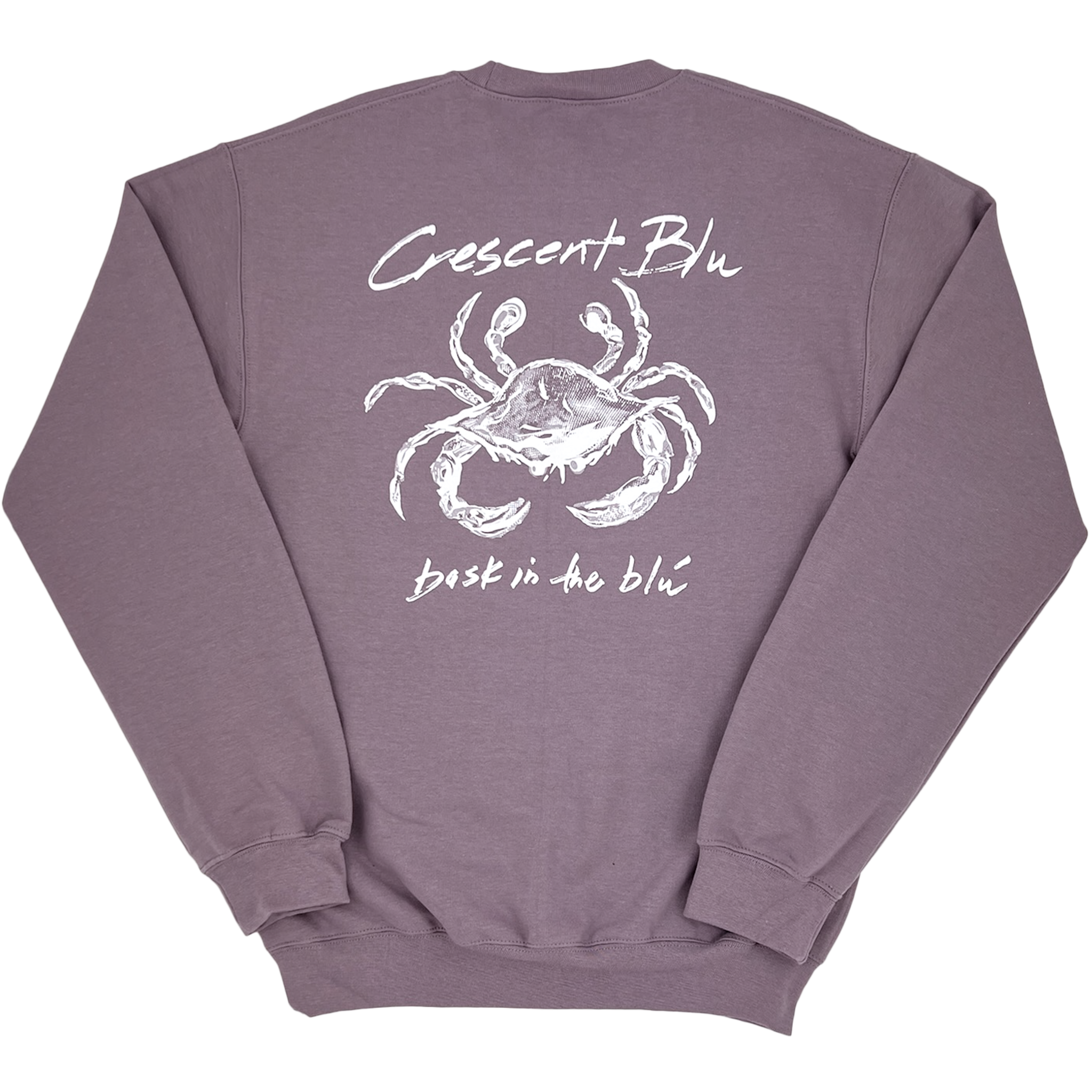 Sneaux Crab Adult Lightweight Crewneck Sweatshirts