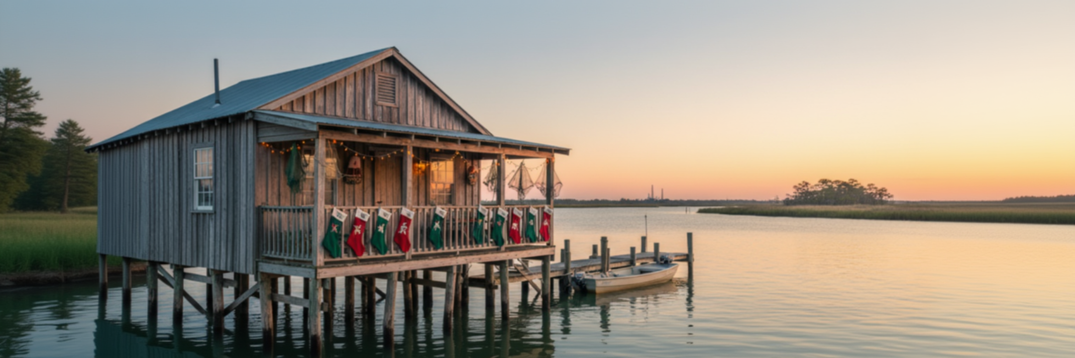 Coastal Fishing Camp Holiday Slideshow