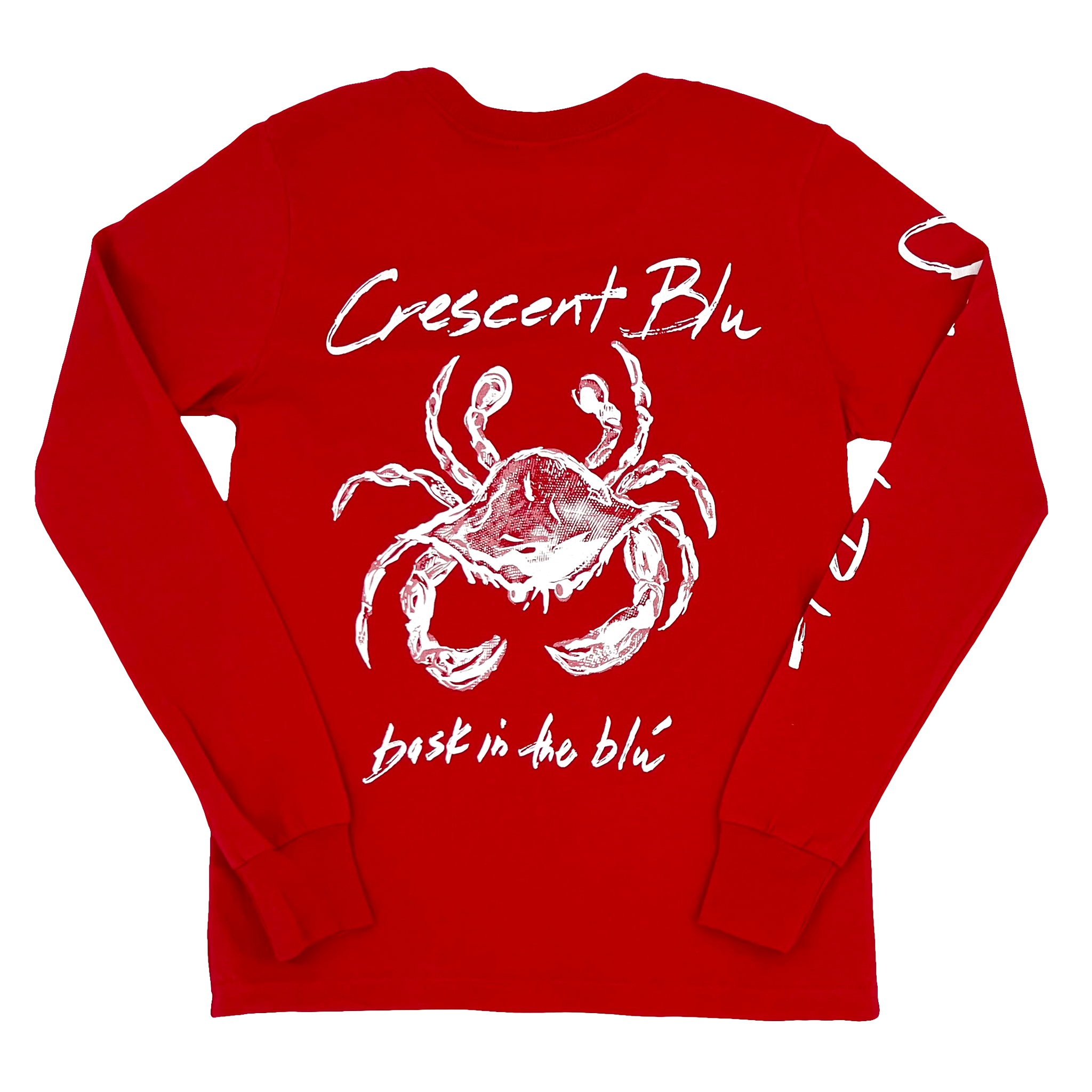 Sneaux Crab Adult Long Sleeve Tees