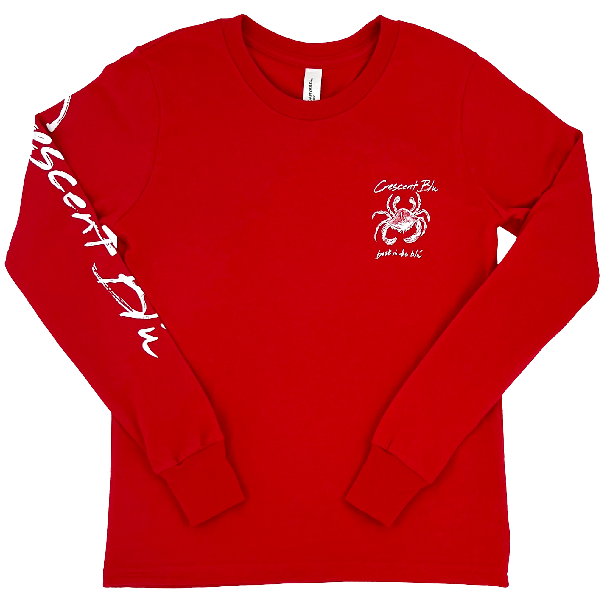 Sneaux Crab Adult Long Sleeve Tees