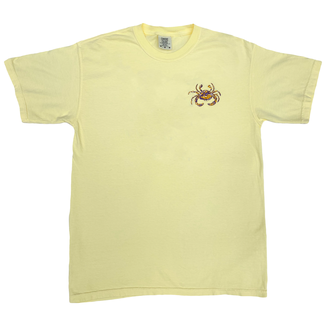 Purple & Gold Adult Short Sleeve T-shirt