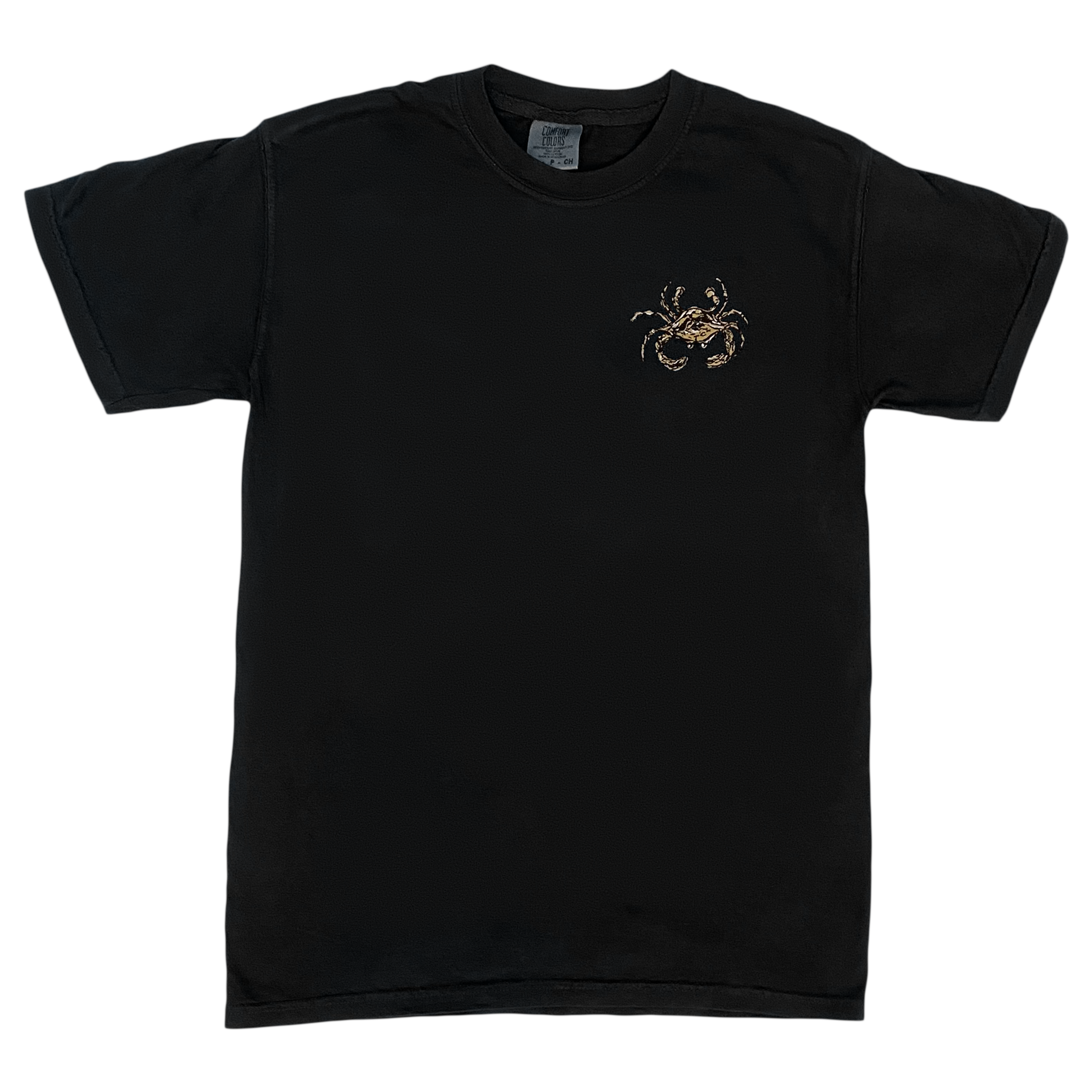 Black & Gold Adult Short Sleeve T-shirt