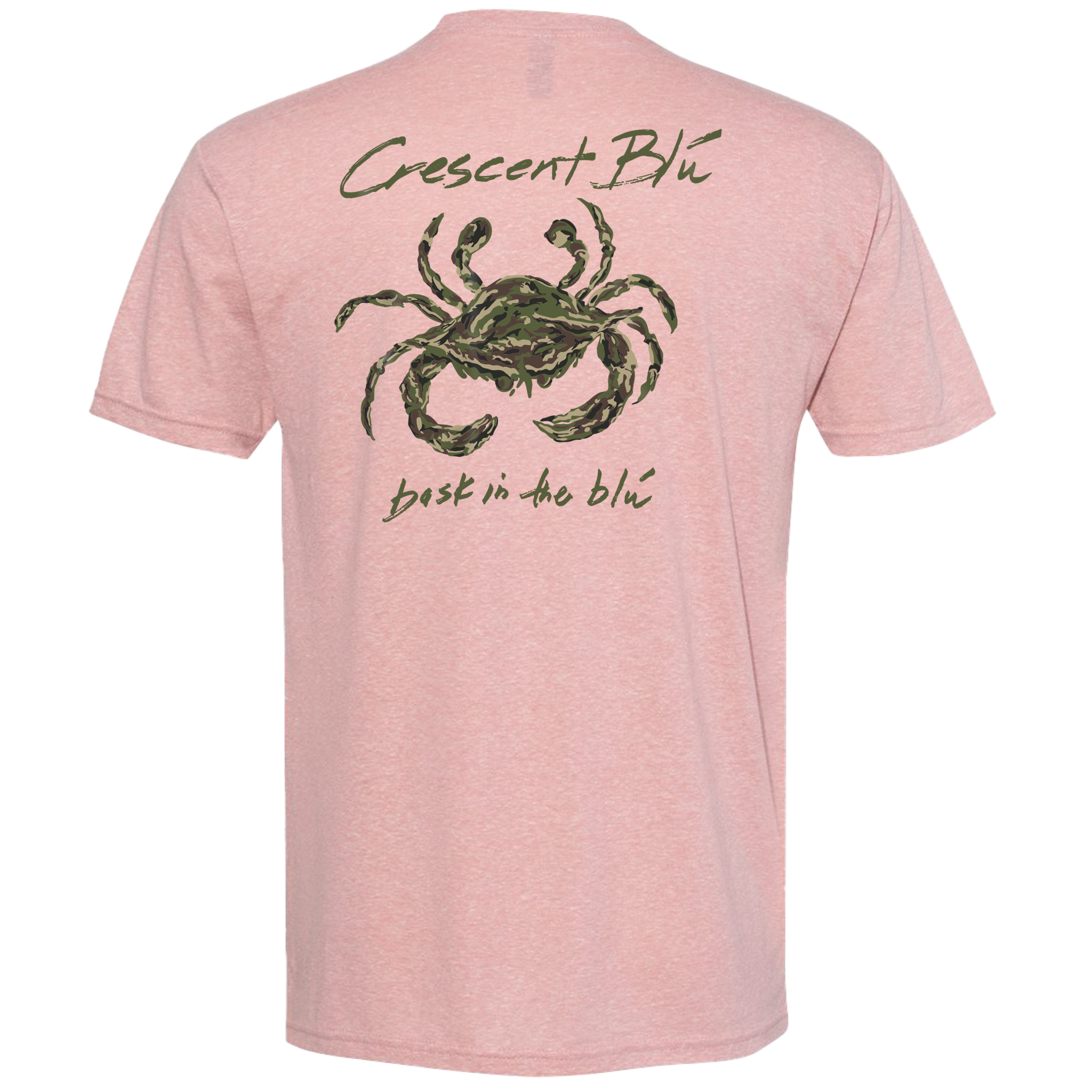 Camo Crab Adult Short Sleeve T-shirt