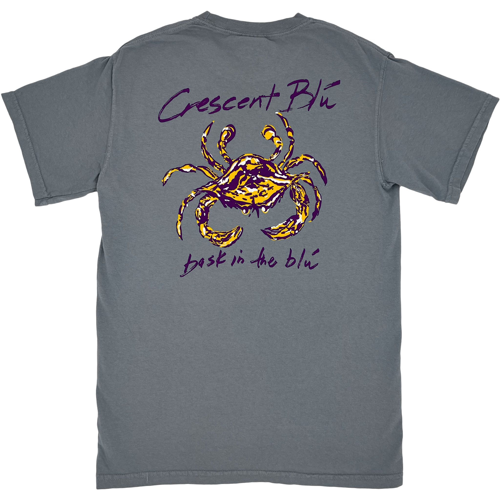 Purple & Gold Adult Short Sleeve T-shirt