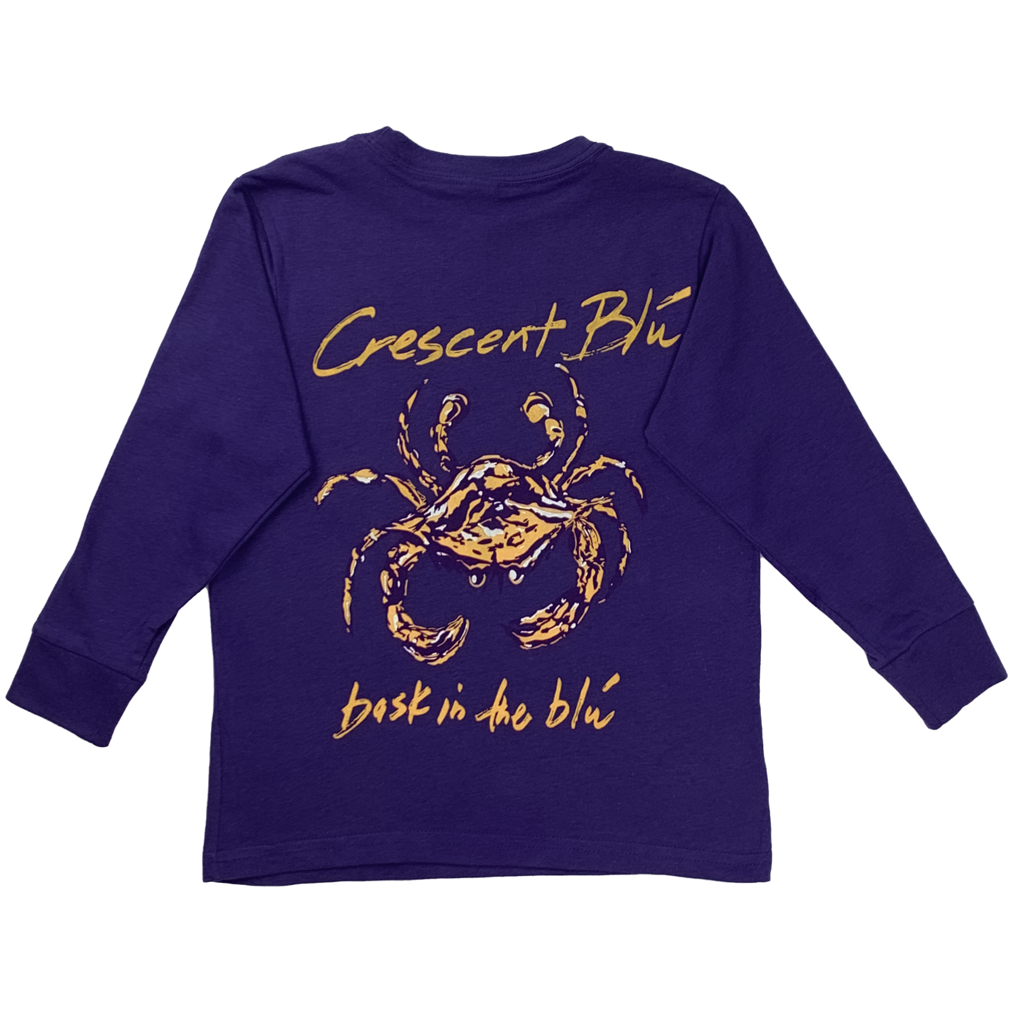 Purple & Gold Youth Long Sleeve T-shirt