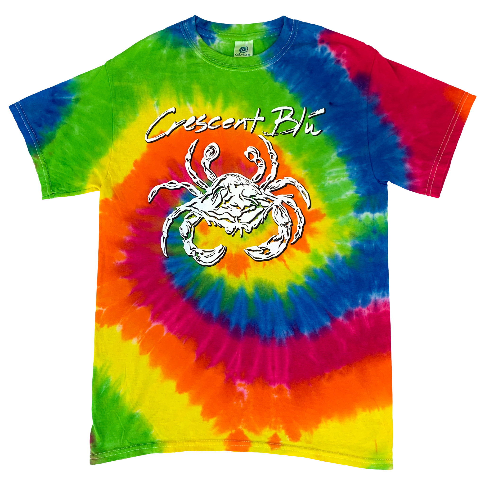 Voodoo Crab Adult Short Sleeve Tie Dye T-shirt