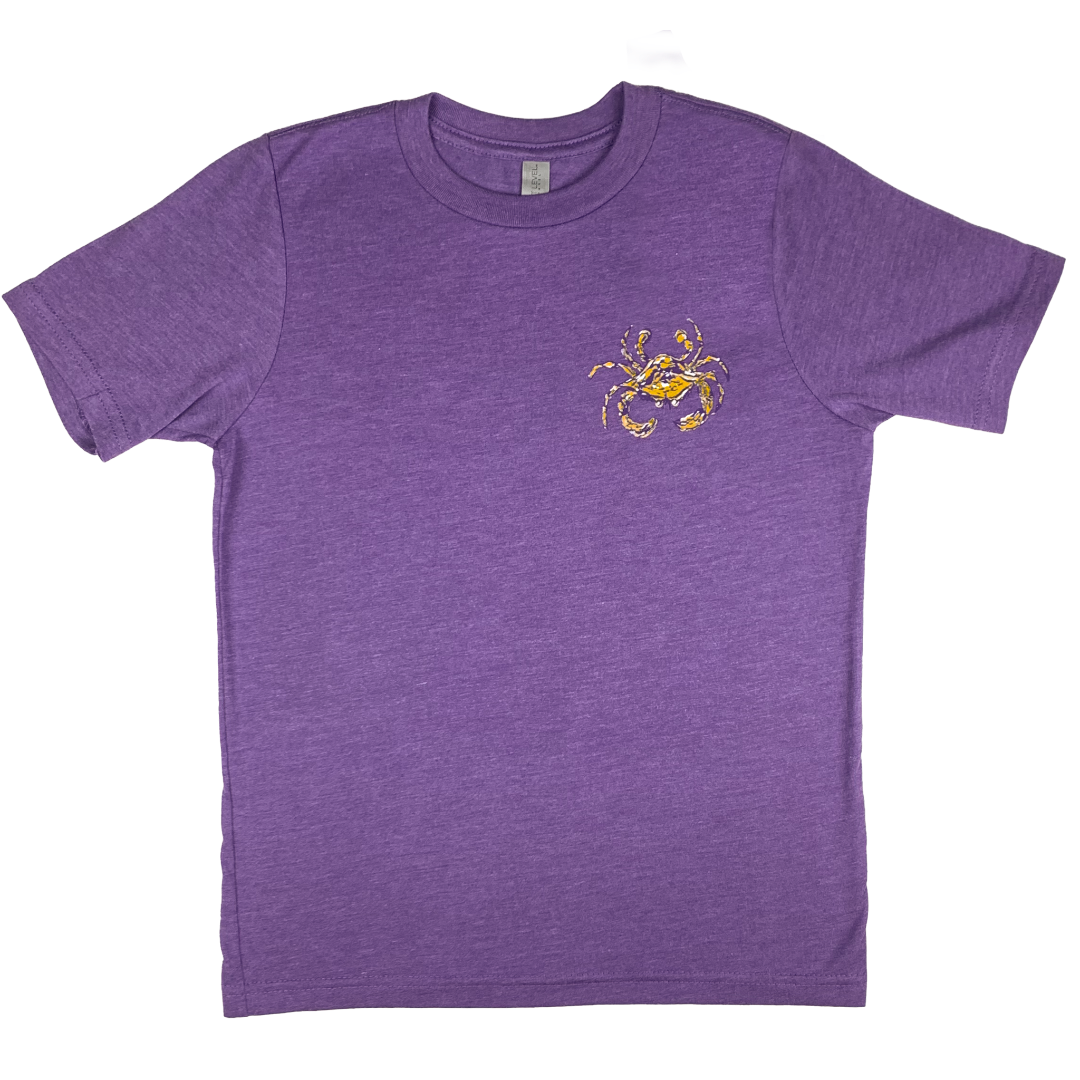 Purple & Gold Youth Short Sleeve T-shirt