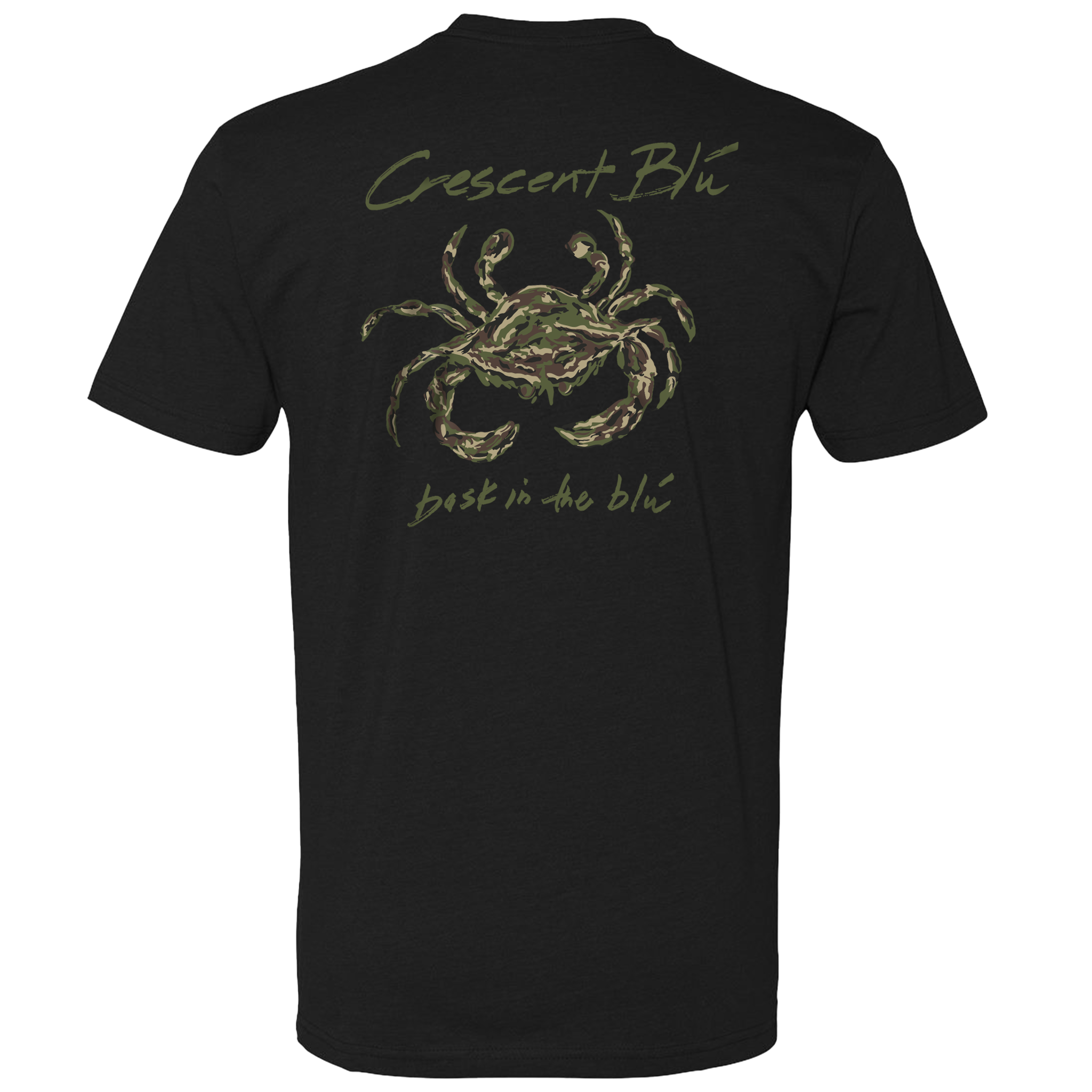 Camo Crab Adult Short Sleeve T-Shirt