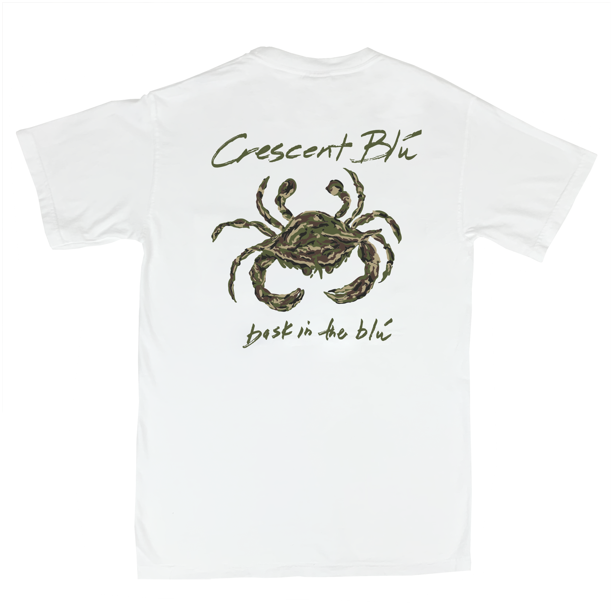 Camo Crab Adult Short Sleeve T-Shirt