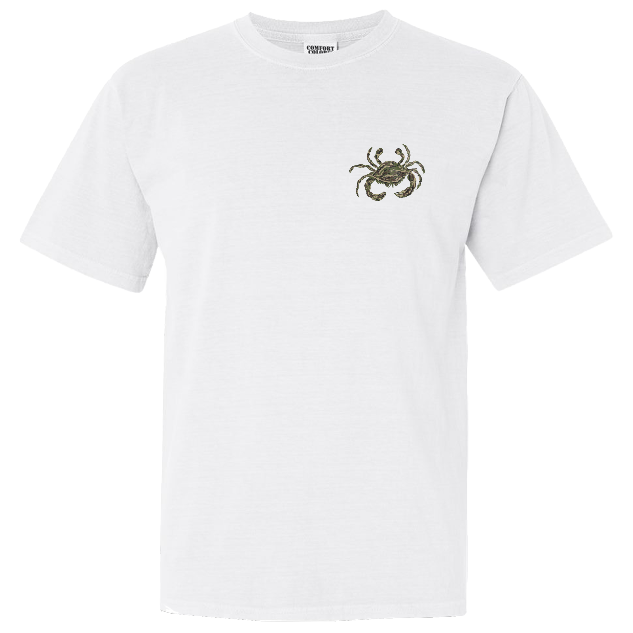 Camo Crab Adult Short Sleeve T-Shirt