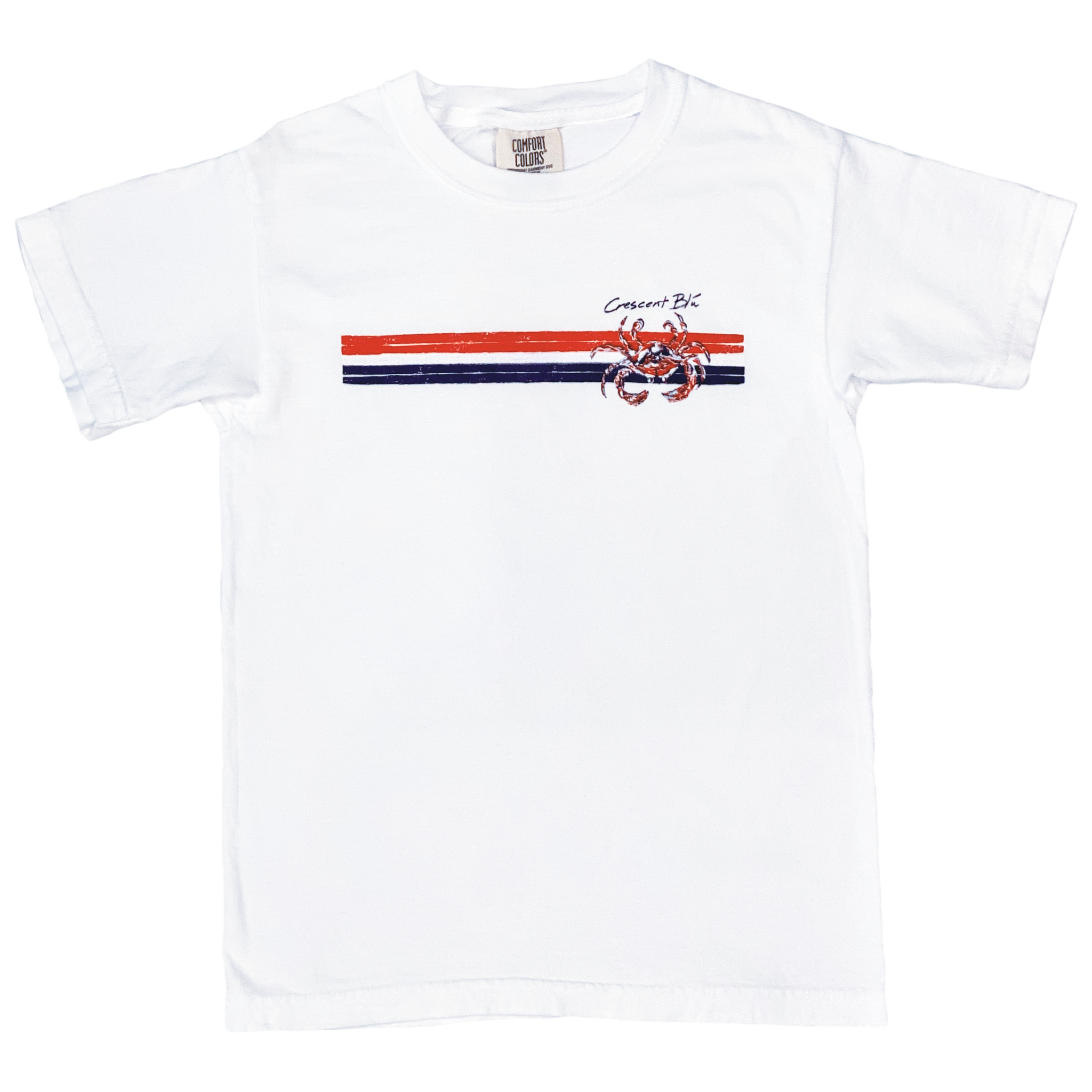 Red, White, and Blue Youth Retro Short Sleeve T-shirt
